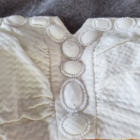 Lilly Pulitzer The Bowen Dress, Strapless Lace Down by the Docks sz 2 - Picture 6 of 8